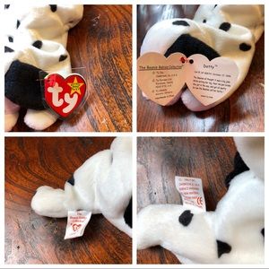 Dotty the Dalmatian Dog Ty Beanie Baby